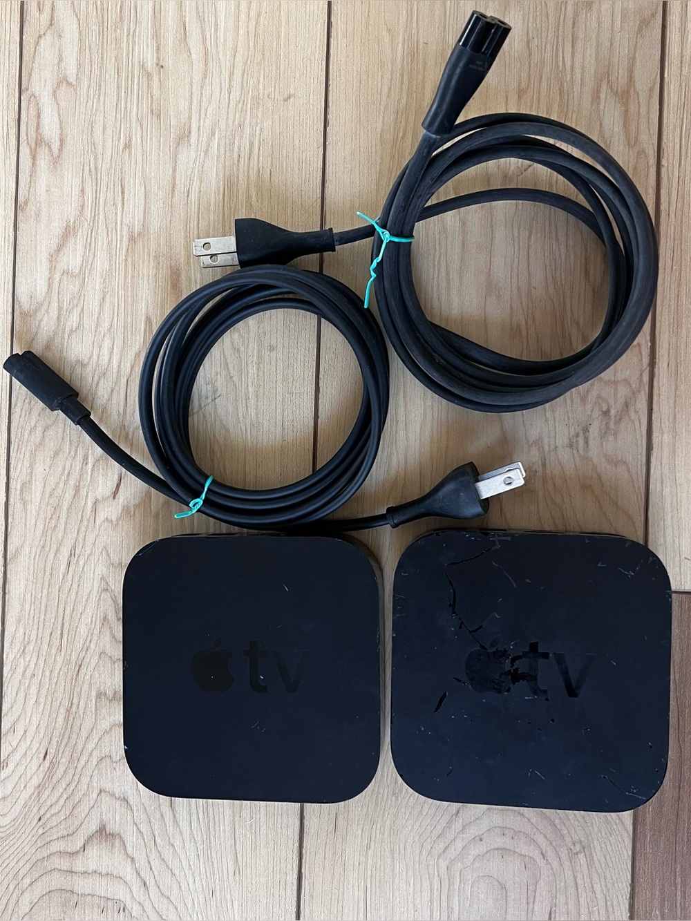 Lot of 2 Apple TV 3rd Generation A1469 HD Media Streamer Tested (No Remote)